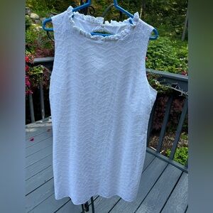 Salt &Sabke White Cotton Eyelet Lace Dress xl